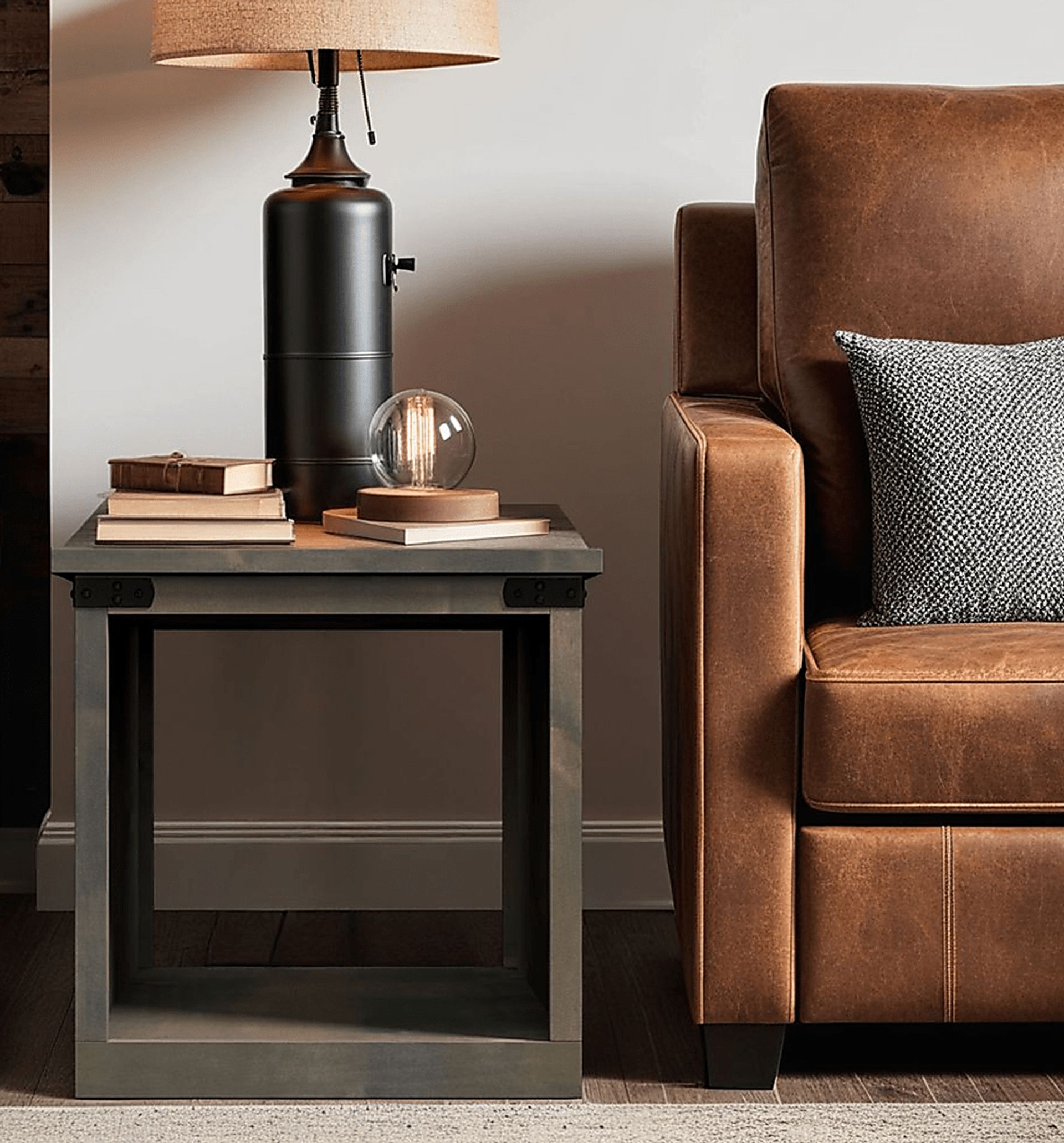 Wapegue Dark Brown End Table - Image 9