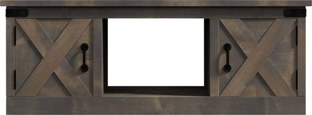 Wapegue Dark Brown Coffee Table - Thumbnail - Image 1