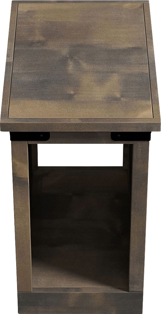 Wapegue Dark Brown Nightstand