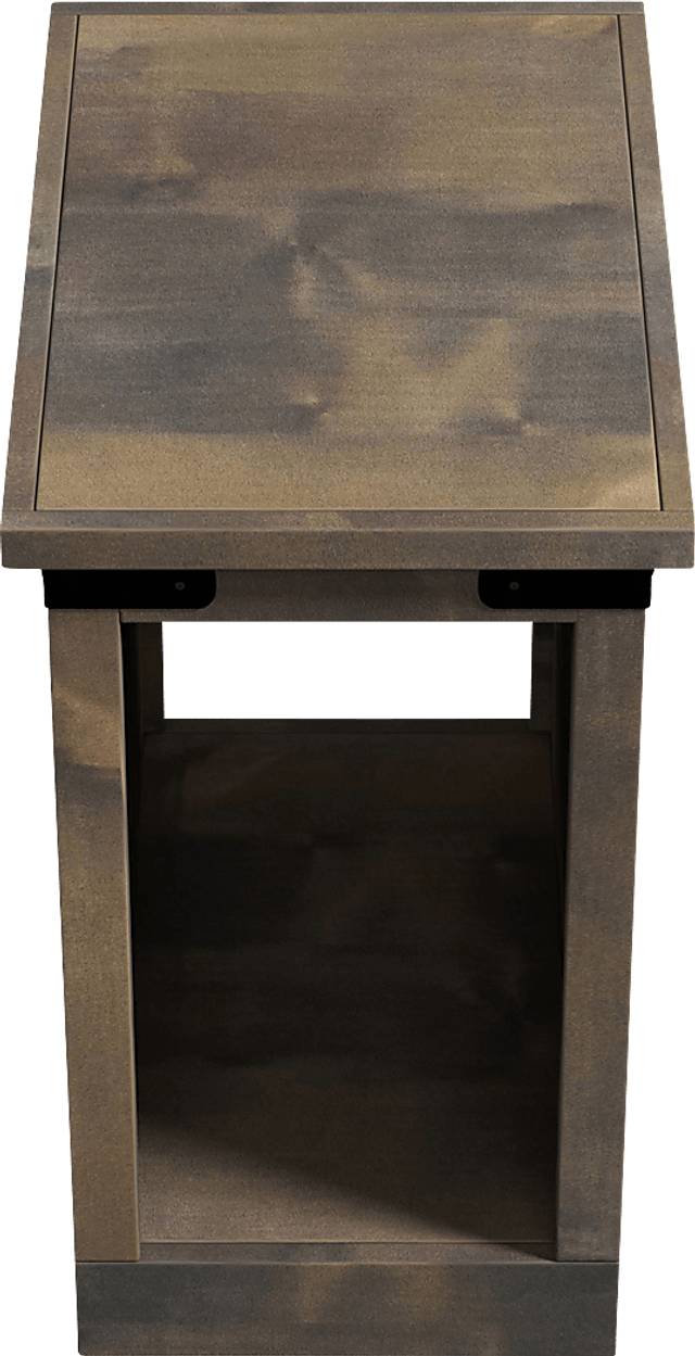 Wapegue Dark Brown Nightstand - Thumbnail - Image 1