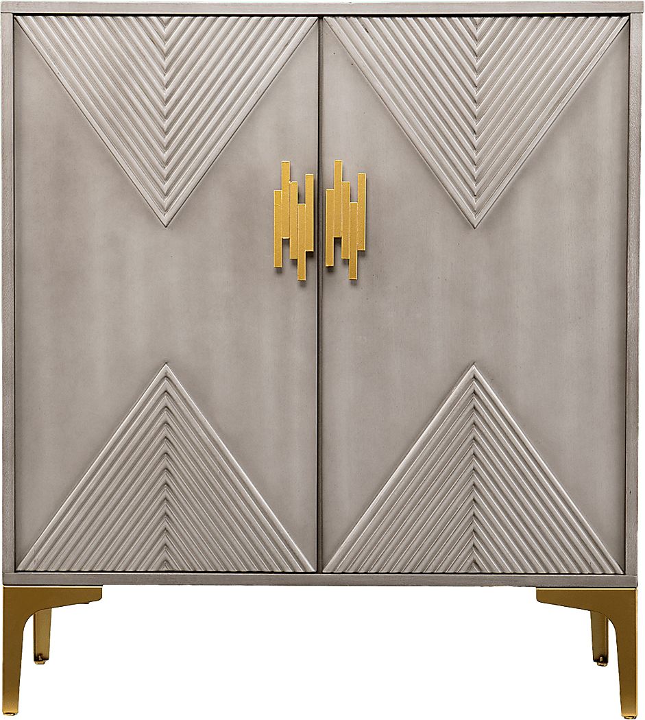 Wapello Gray Accent Cabinet