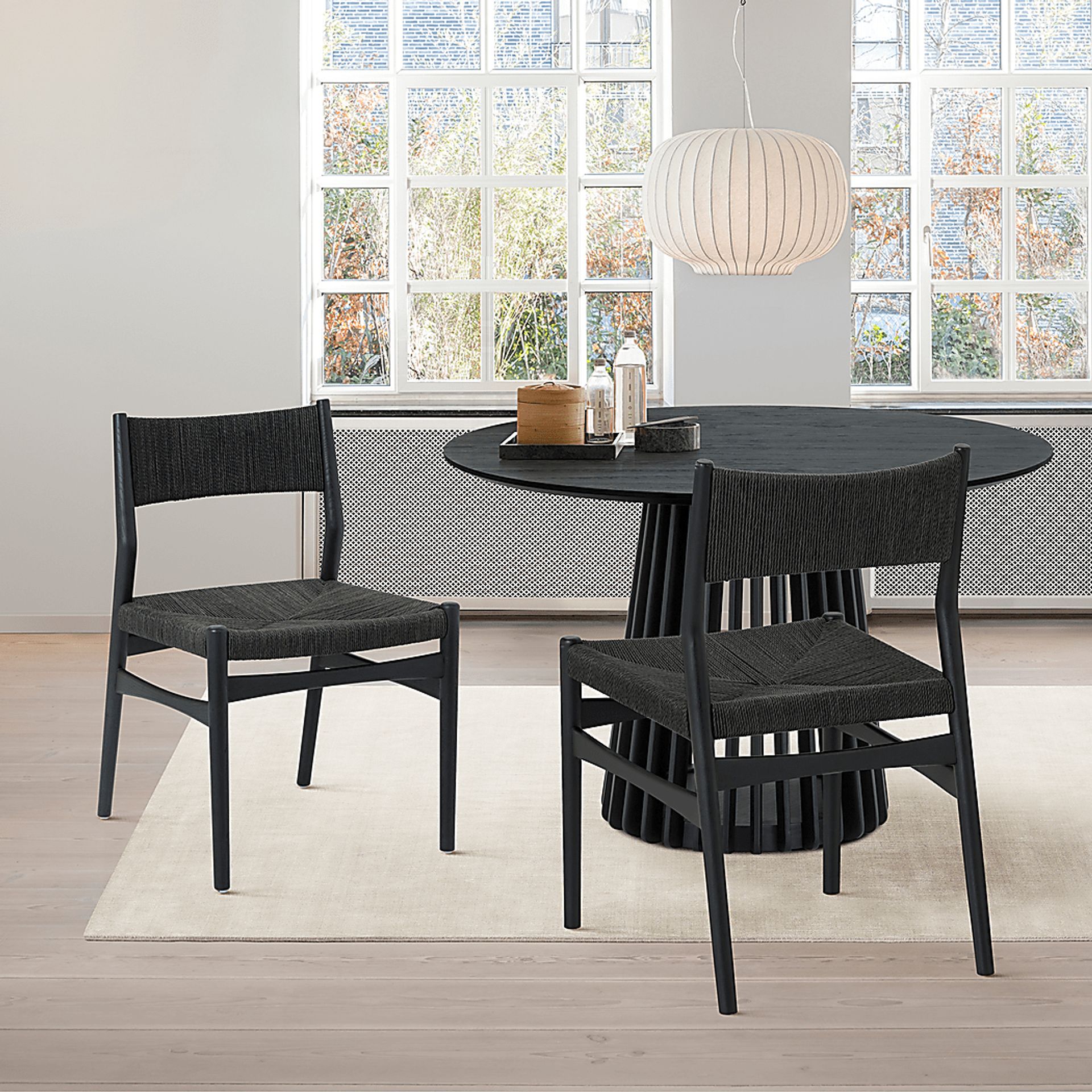 Wapemar Black Side Chair, Set of 2 - Image 2