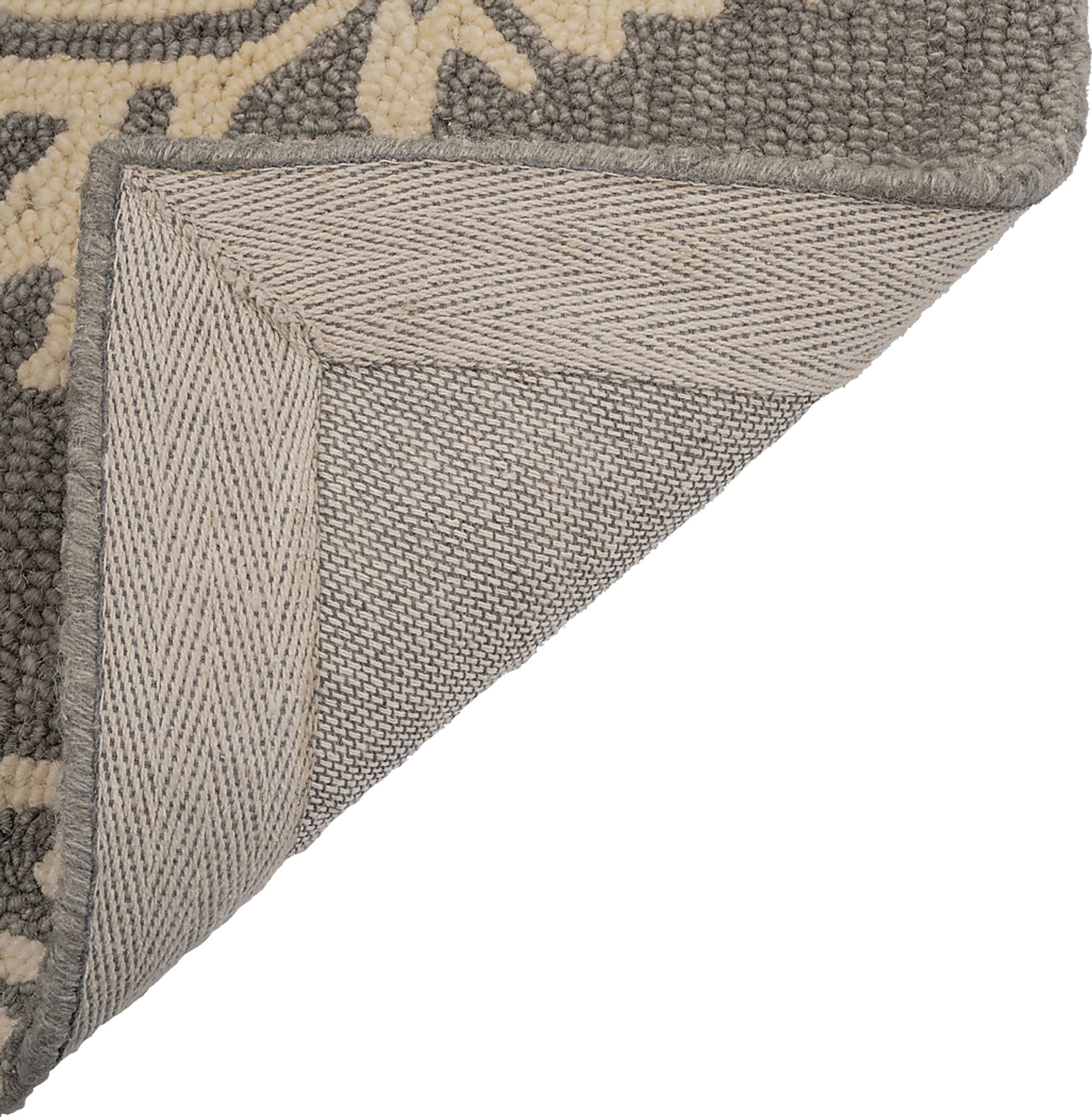 Wapery Gray/Silver 8' x 10' Rug - Image 4