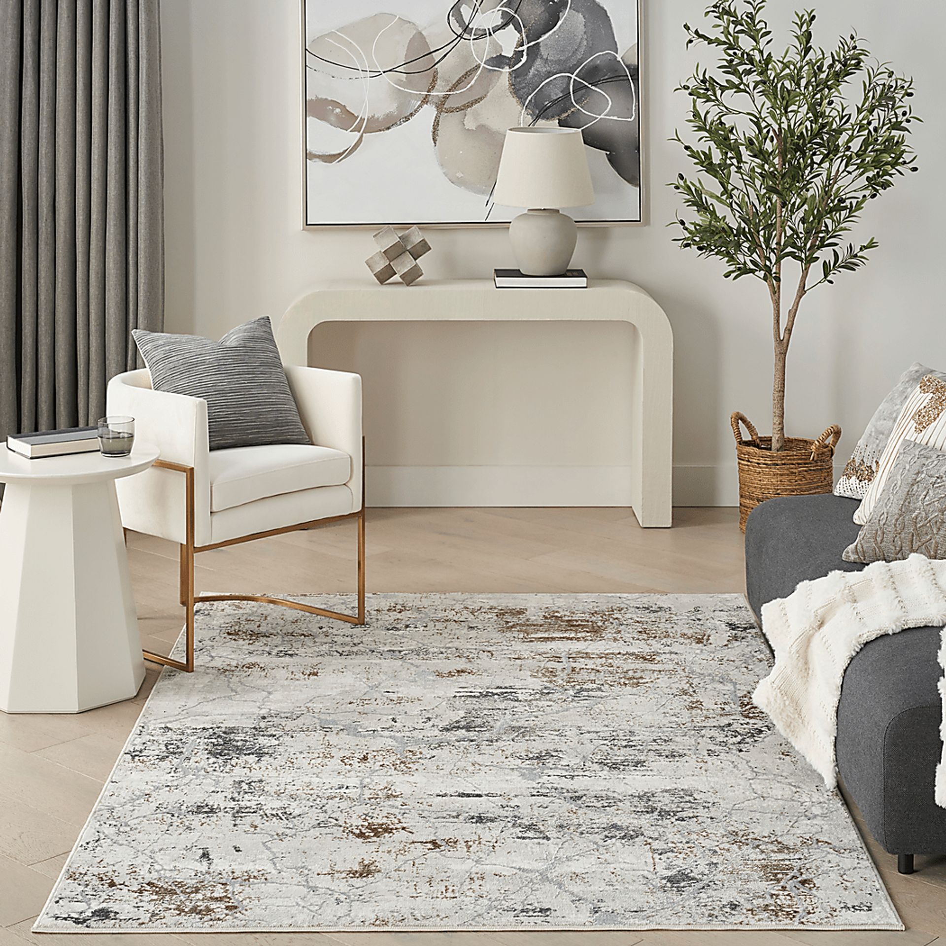 Warbell Gray/Multi 9' x 12' Rug - Image 2
