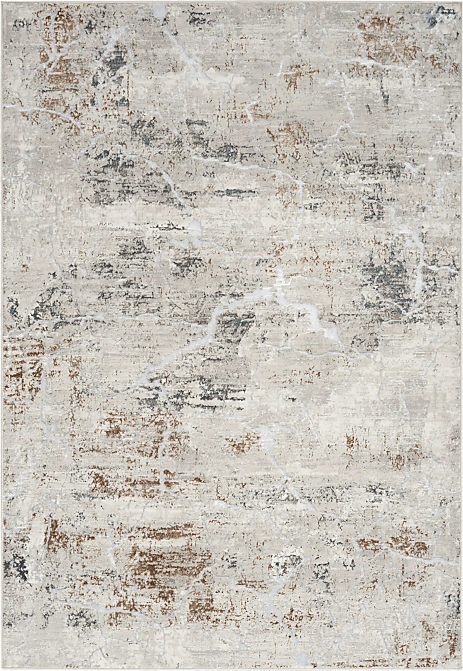 Warbell Gray/Multi 9' x 12' Rug - Image 1