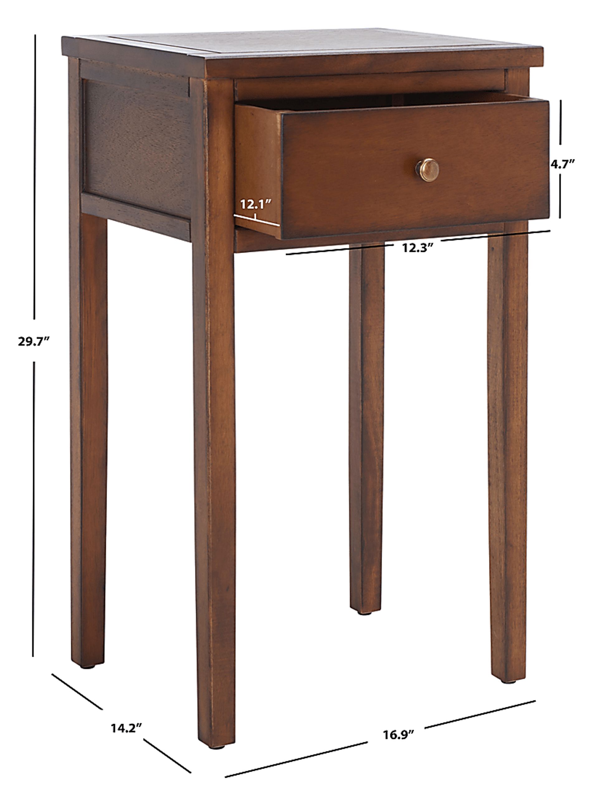 Wardlaw Brown Nightstand - Image 14