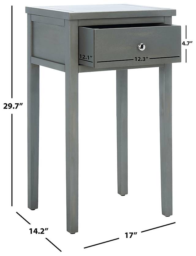 Wardlaw Gray Nightstand - Thumbnail - Image 14