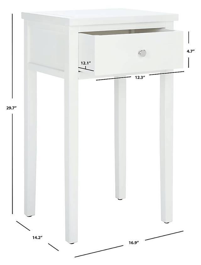 Wardlaw White Nightstand - Thumbnail - Image 14