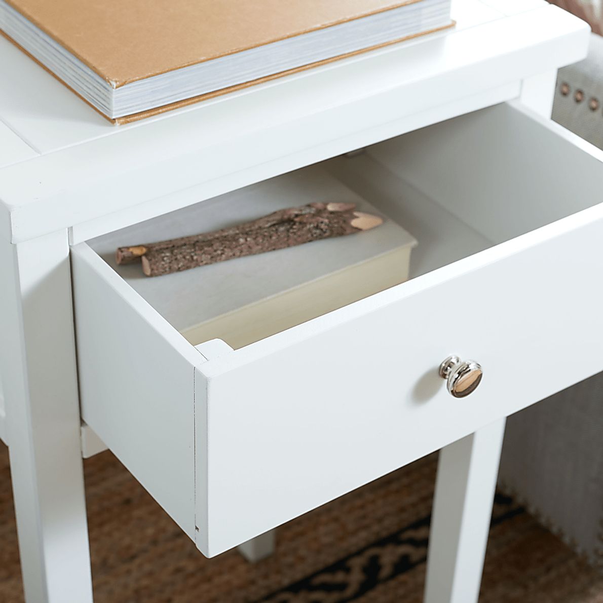 Wardlaw White Nightstand