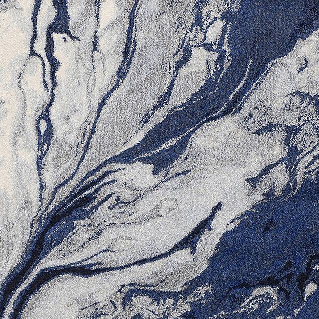 Wardosa Blue 6'7 x 9'6 Rug - Thumbnail - Image 4