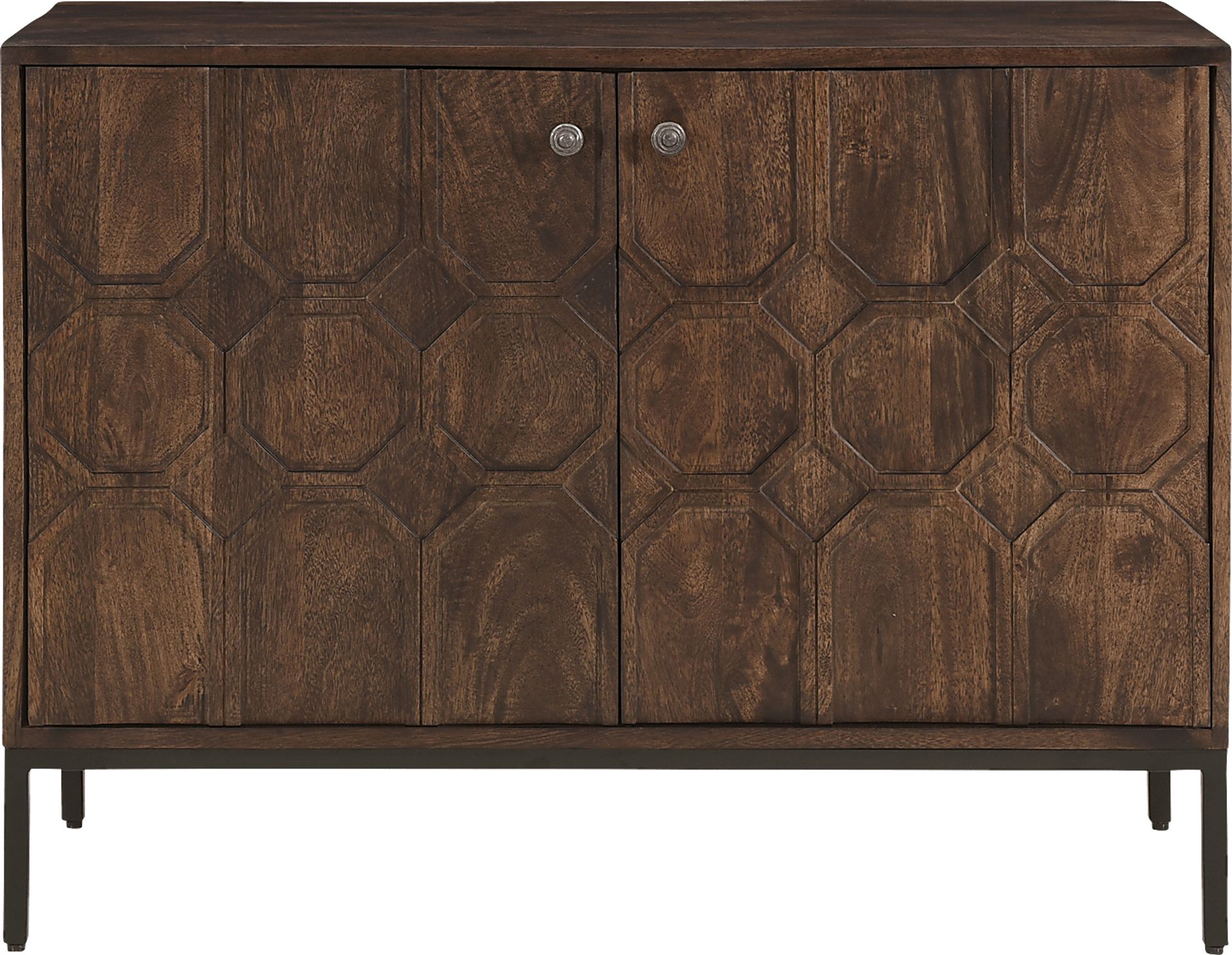 Wardour Brown Accent Cabinet - Image 2