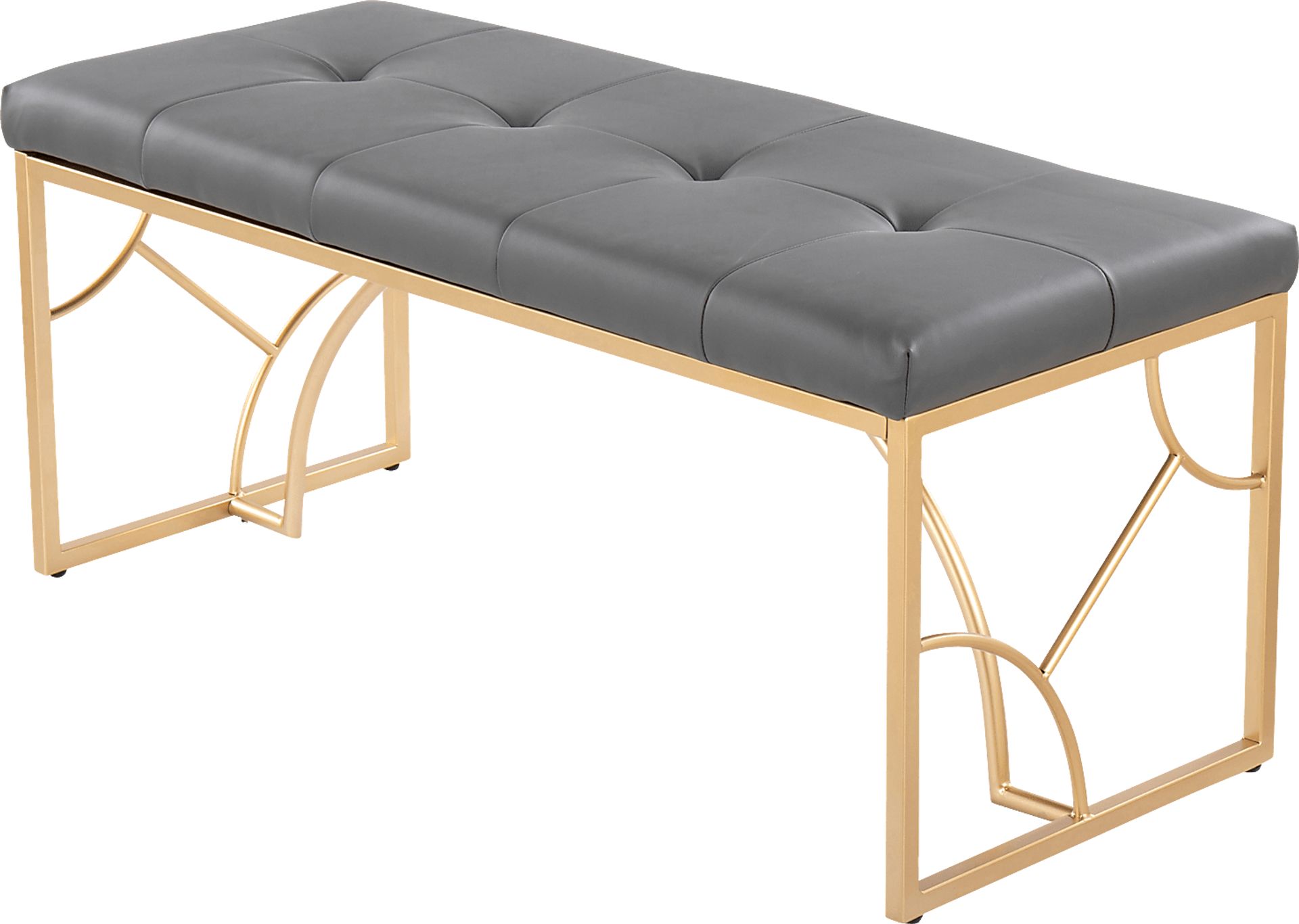 Wardroup I Dark Gray Bench - Image 3