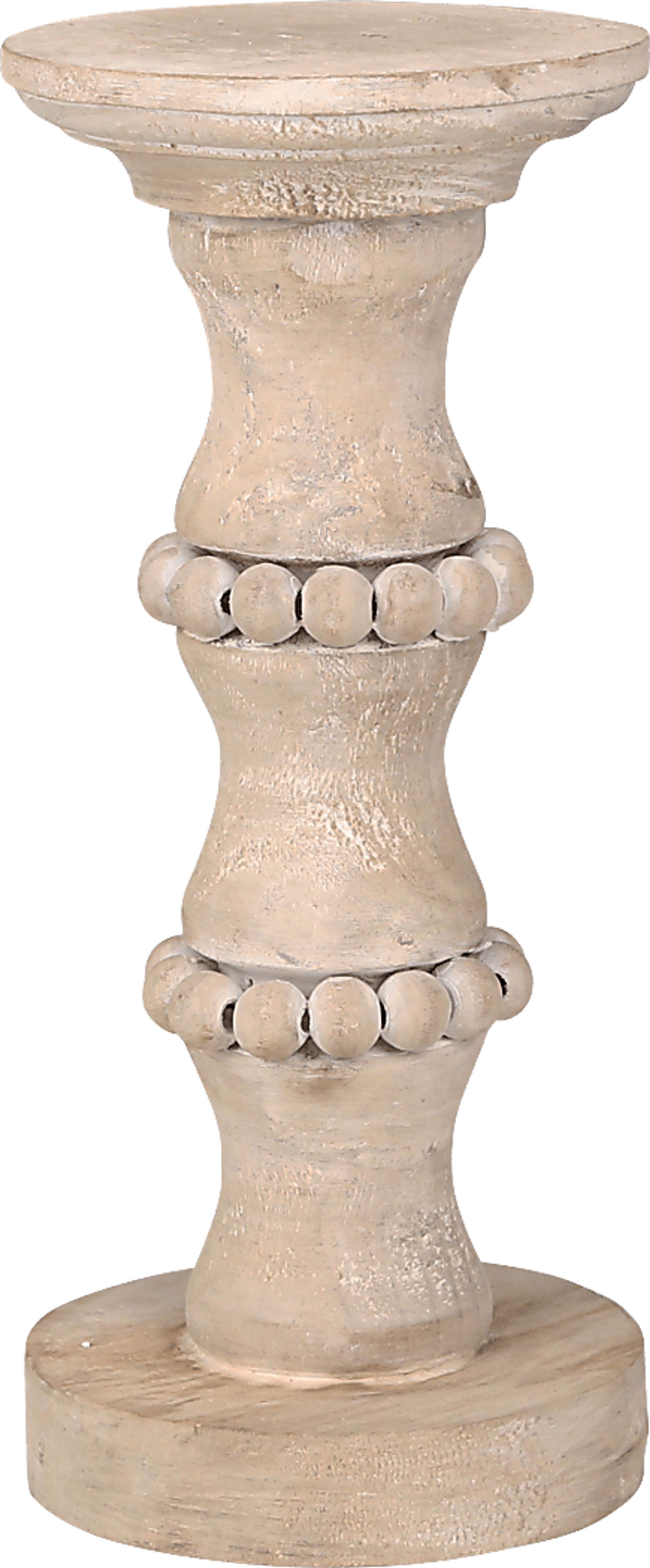 Wareingwood Beige Short Candle Holder - Image 1