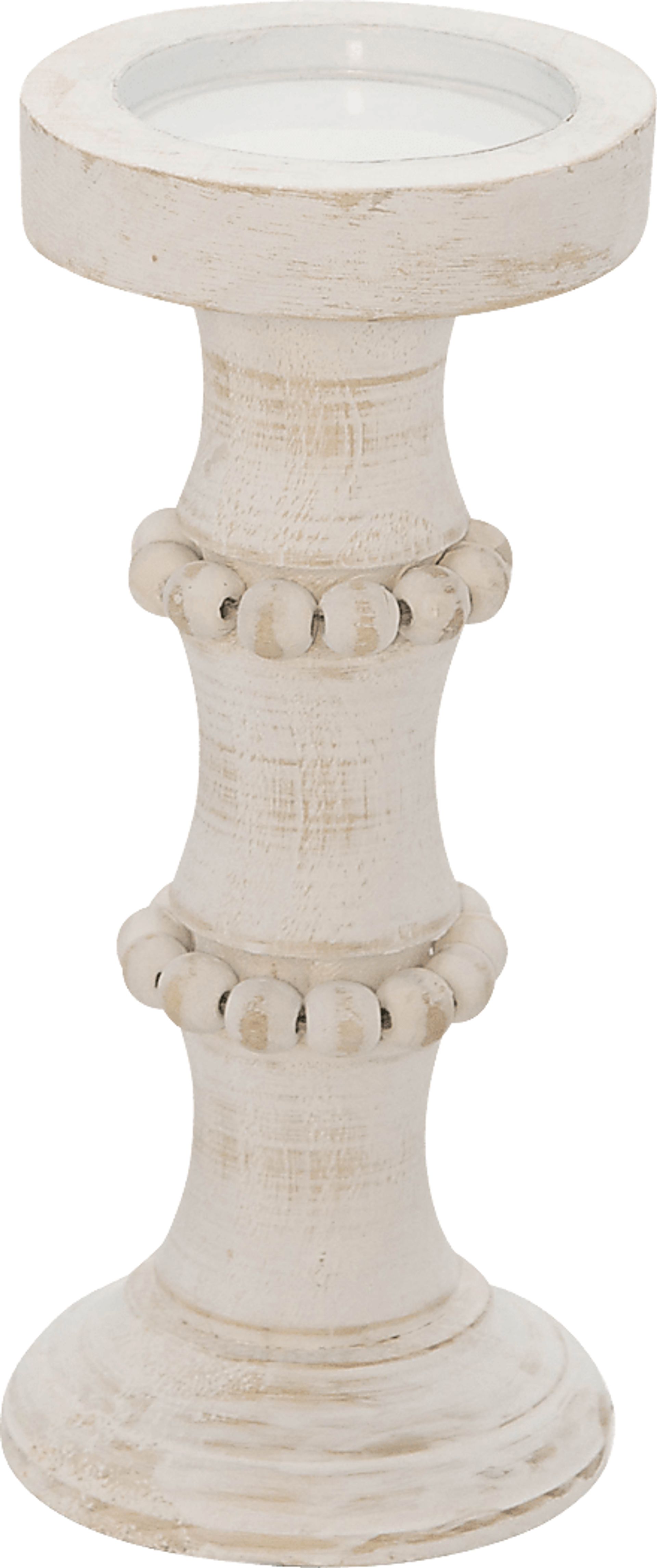 Wareingwood White Short Candle Holder - Image 1