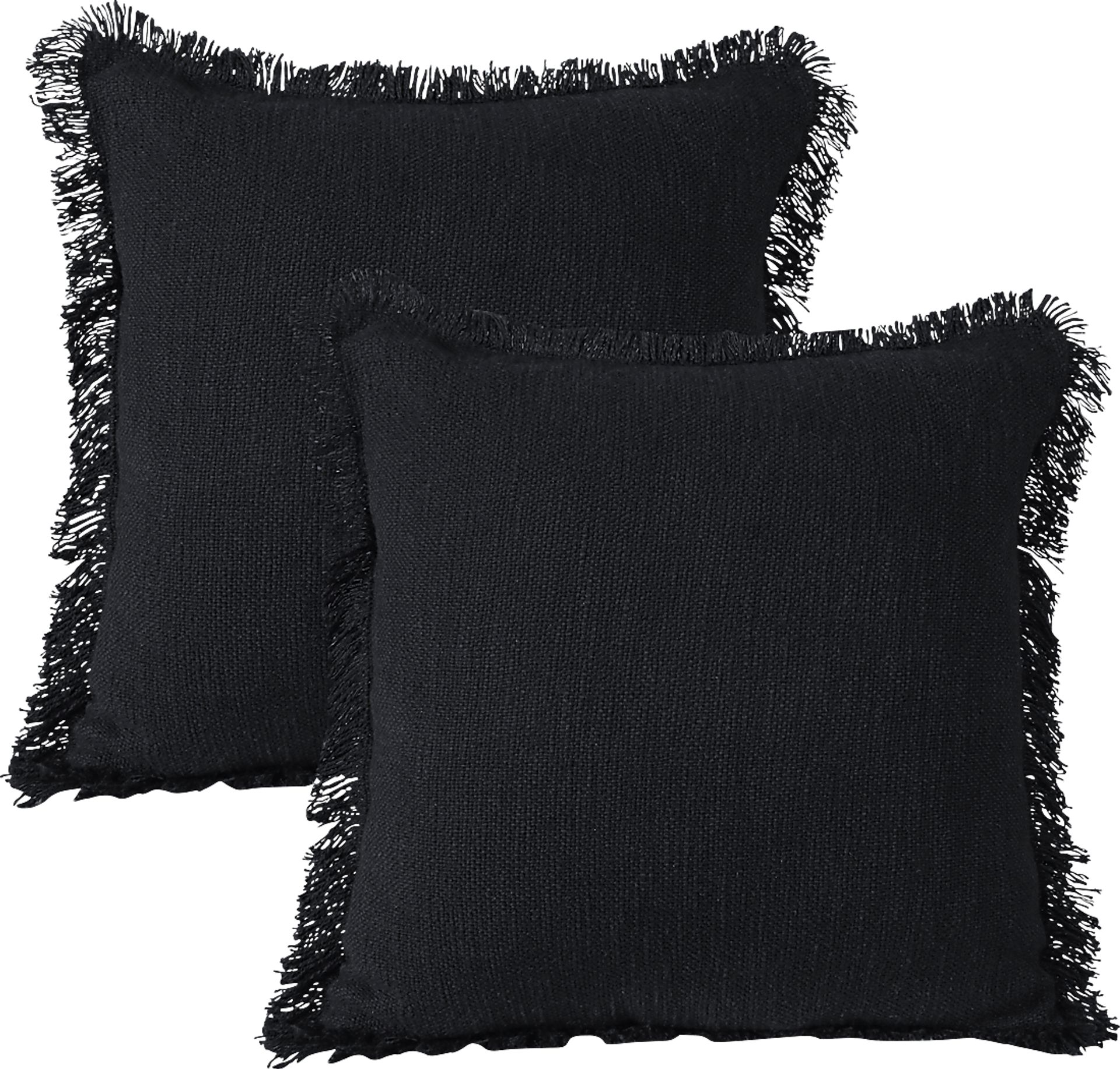 Wareshall Black Pillow, Set of 2 - Image 1