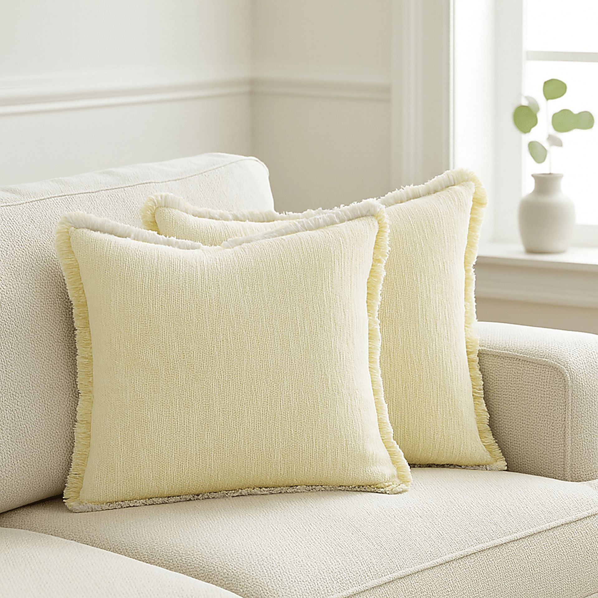Wareshall Yellow Pillow, Set of 2 - Image 2