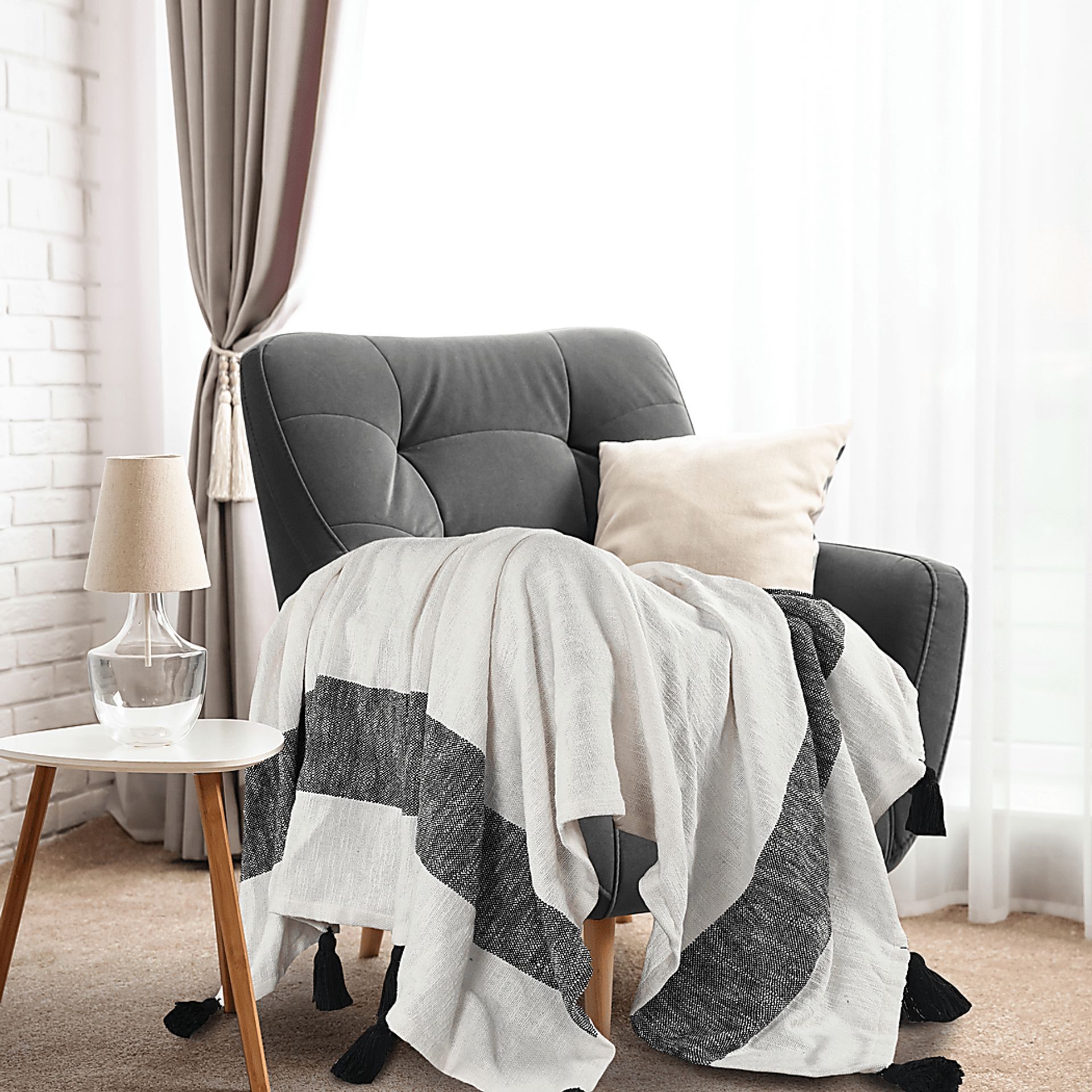 Wargol Navy Throw Blanket - Image 2