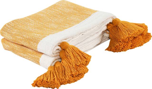 Wargol Yellow Throw Blanket - Thumbnail - Image 3