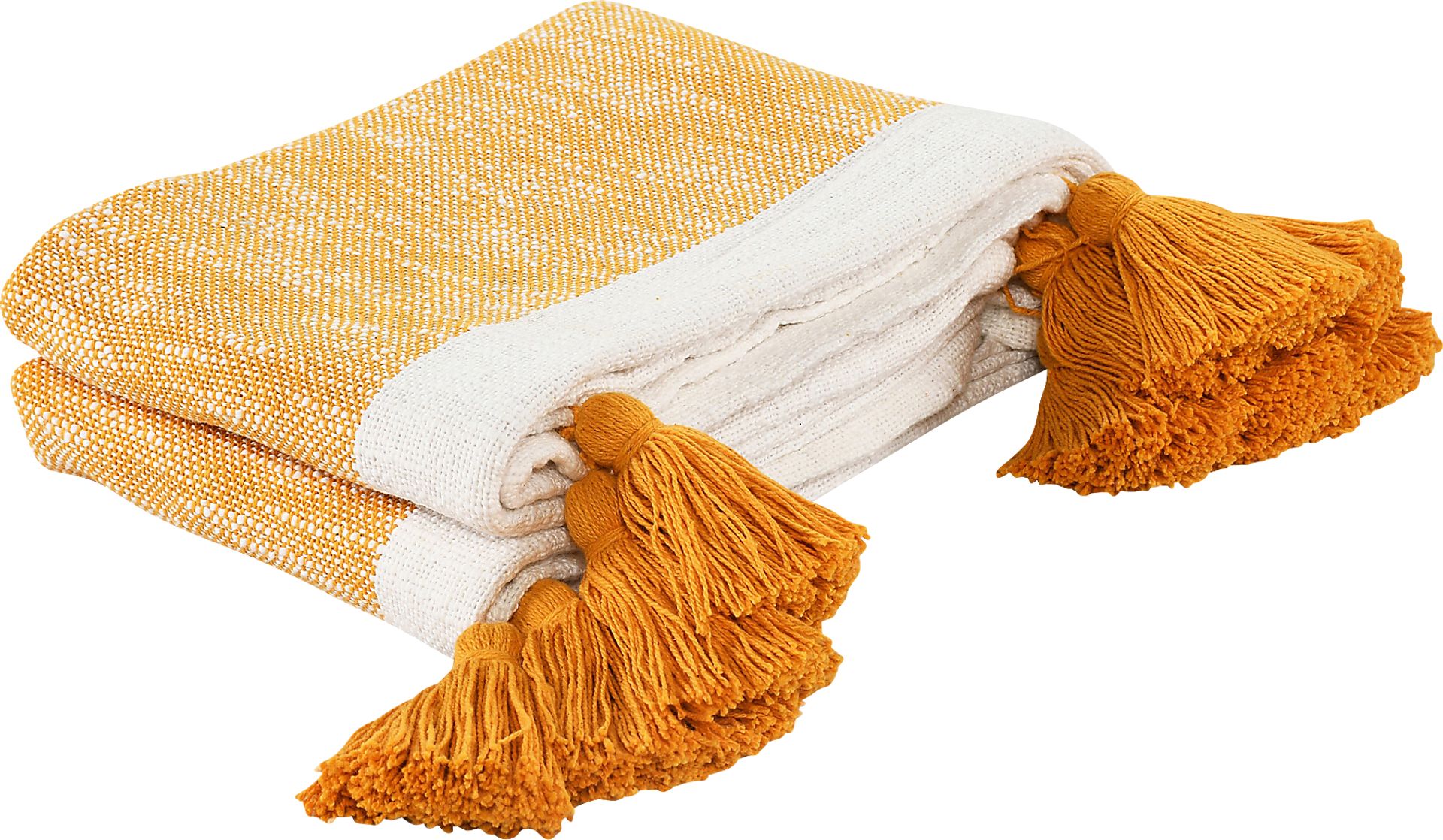 Wargol Yellow Throw Blanket - Image 3
