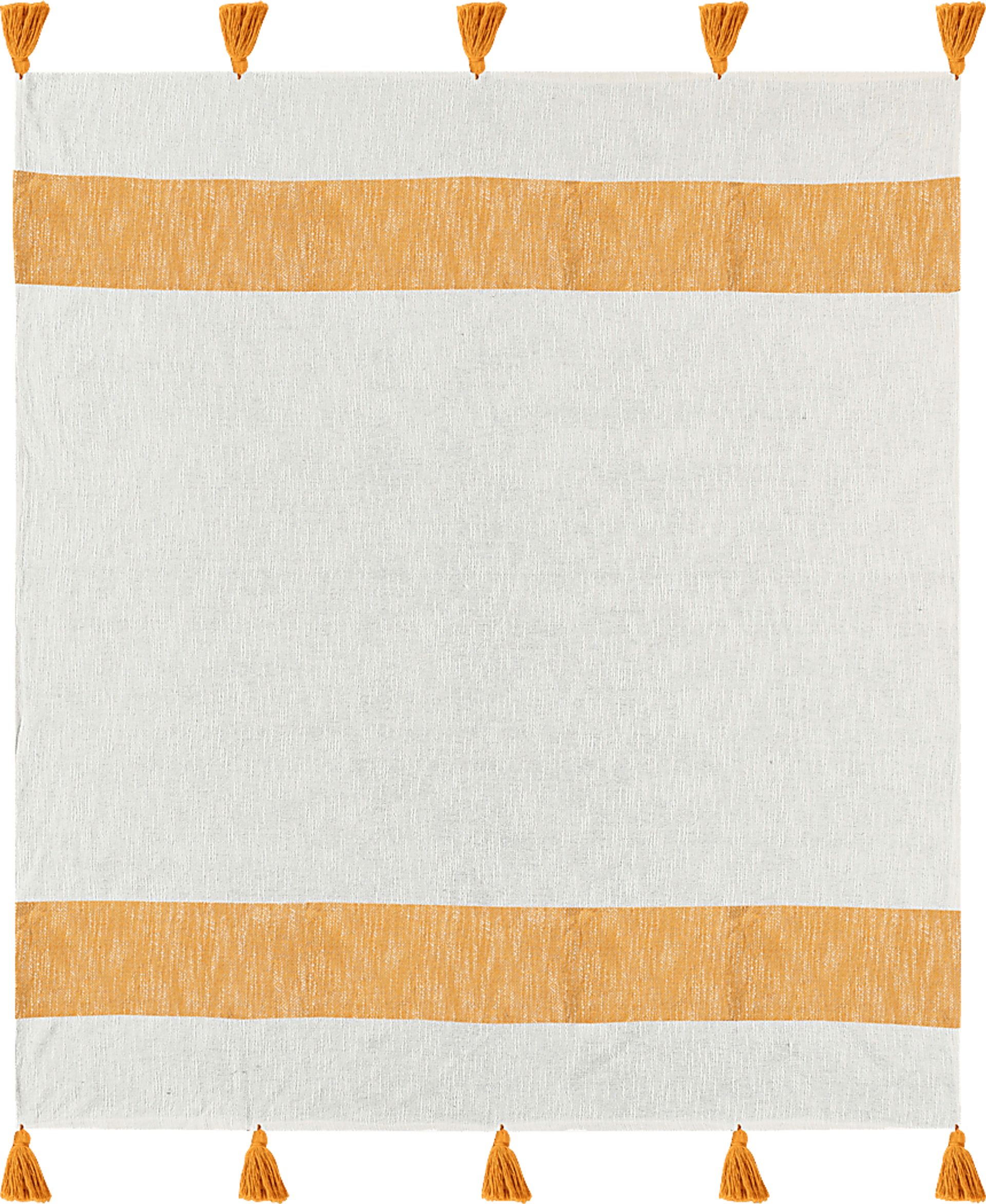 Wargol Yellow Throw Blanket - Image 1