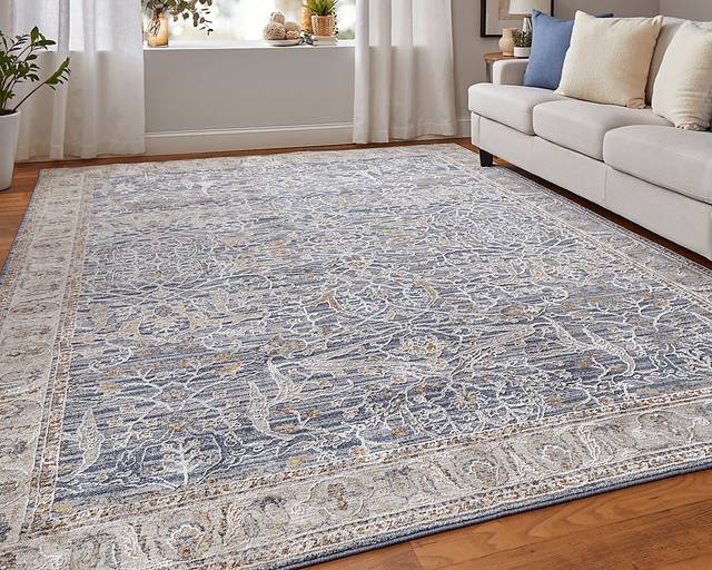 Warissa Blue 5' x 7'6 Rug - Thumbnail - Image 3