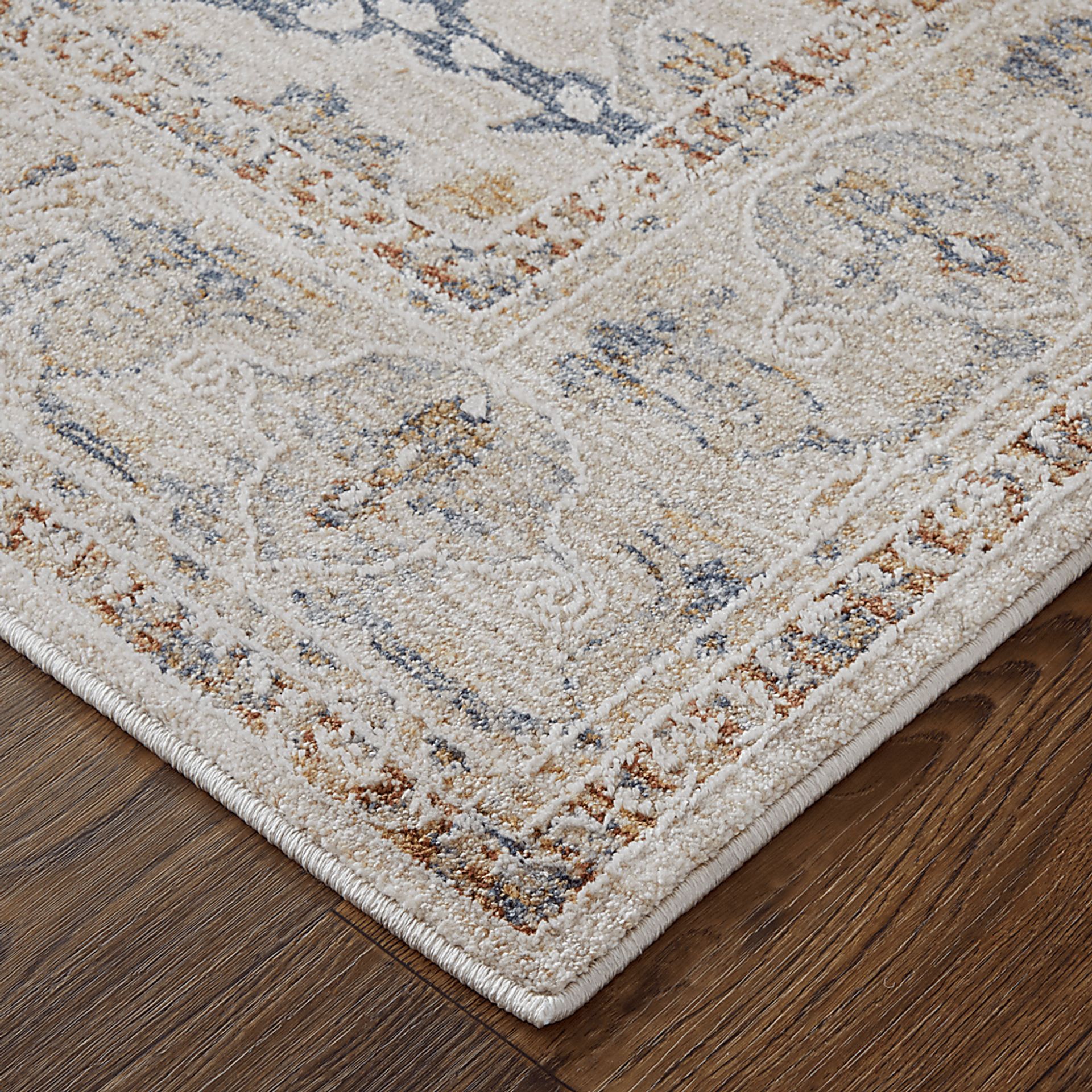 Warissa Blue,Ivory,Red Beige,Blue,Red Rugs | Rooms to Go