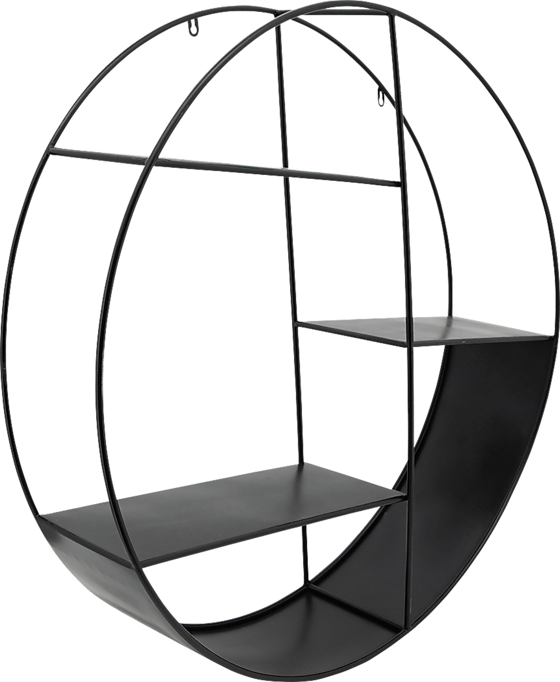 Warlick Black Wall Shelf - Image 2