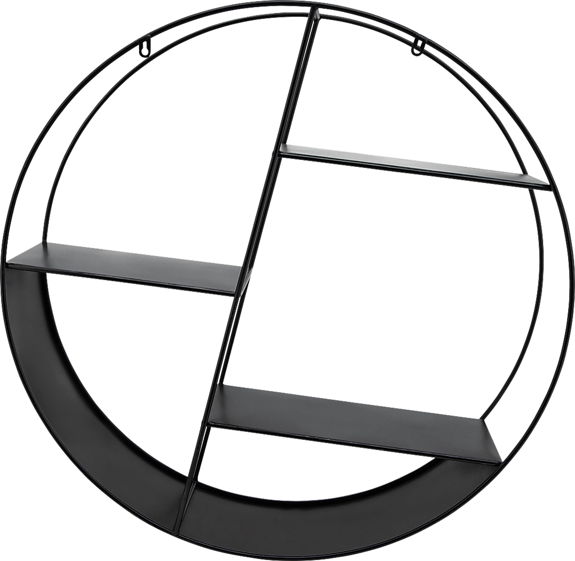 Warlick Black Wall Shelf - Image 3