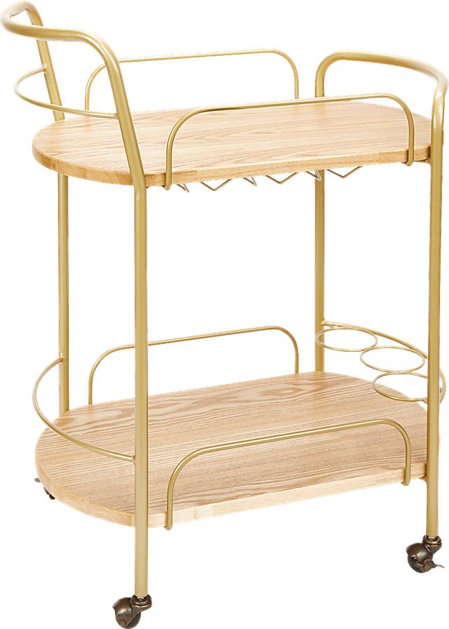 Warnix Gold Bar Cart - Thumbnail - Image 1