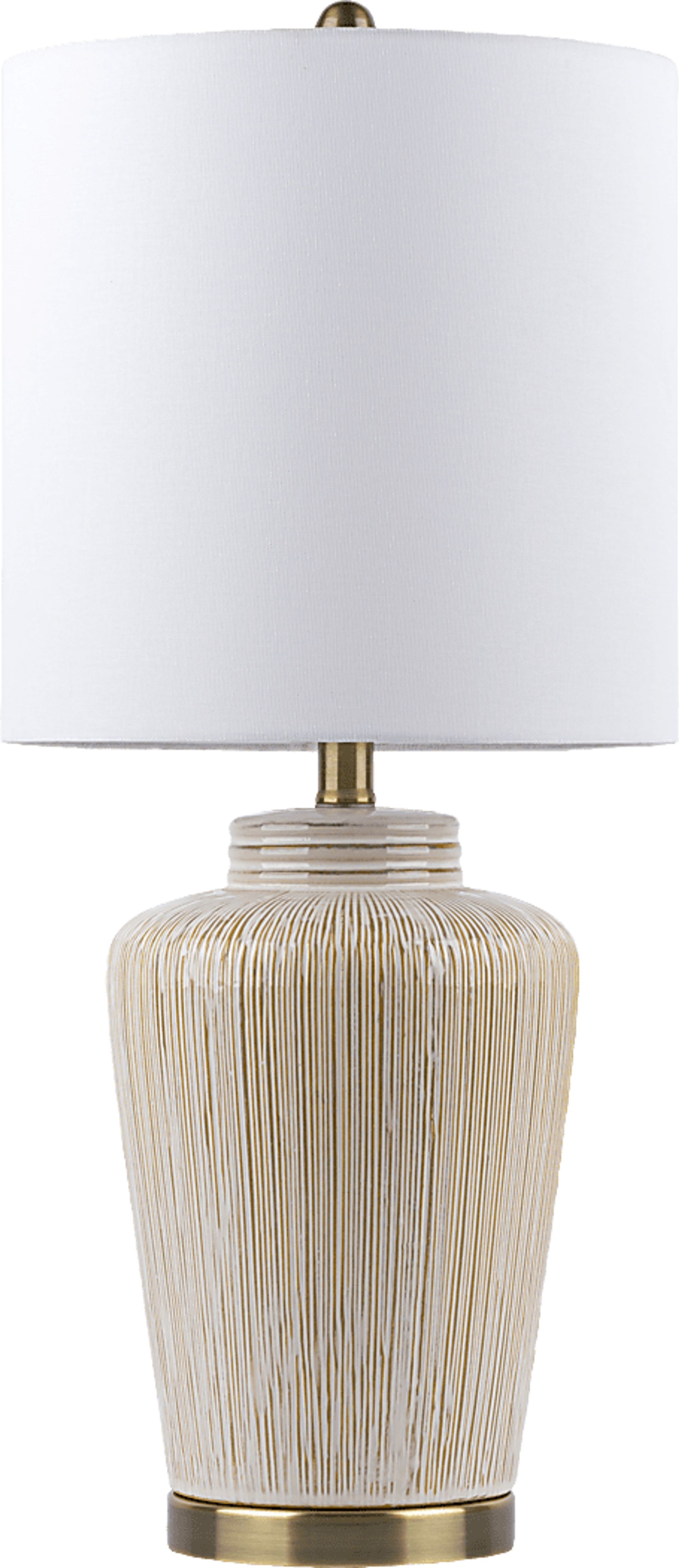 Warren Bay Cream Lamp - Image 1