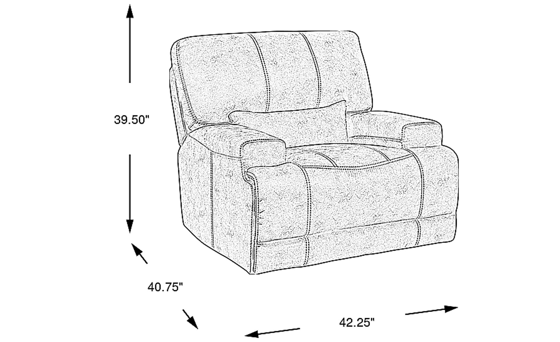 Dimension Image. Please refer to the Dimension Tab on this page for dimension details.