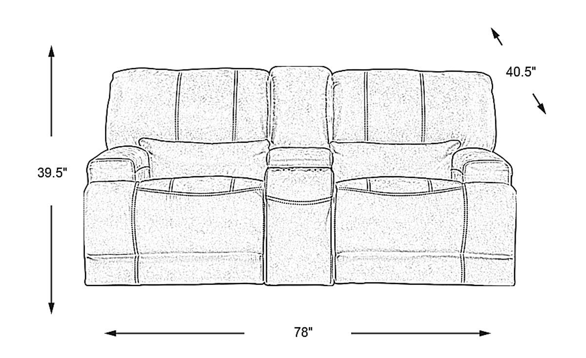 Warrendale Beige Microfiber Power Reclining Loveseat Rooms to Go