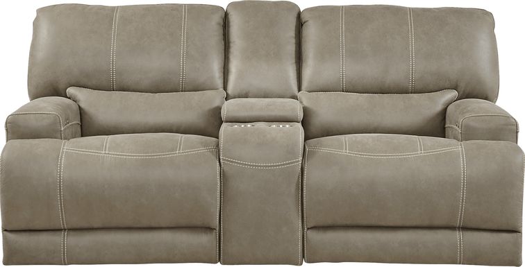power reclining console loveseat
