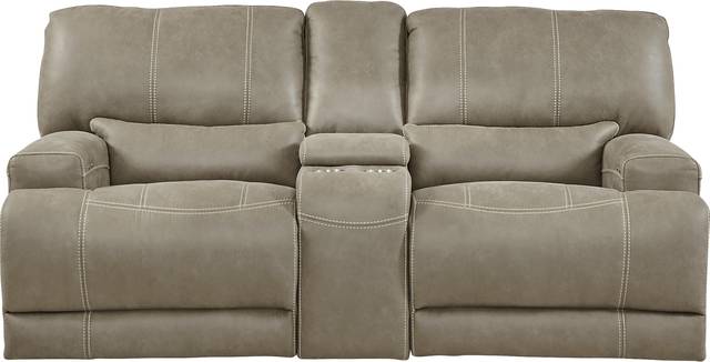 Warrendale Beige 8 Pc Power Reclining Living Room - Thumbnail - Image 8