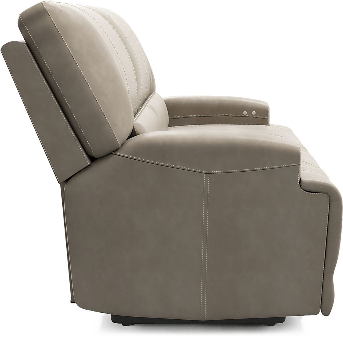 Warrendale Beige Microfiber Power Reclining Sofa Rooms to Go