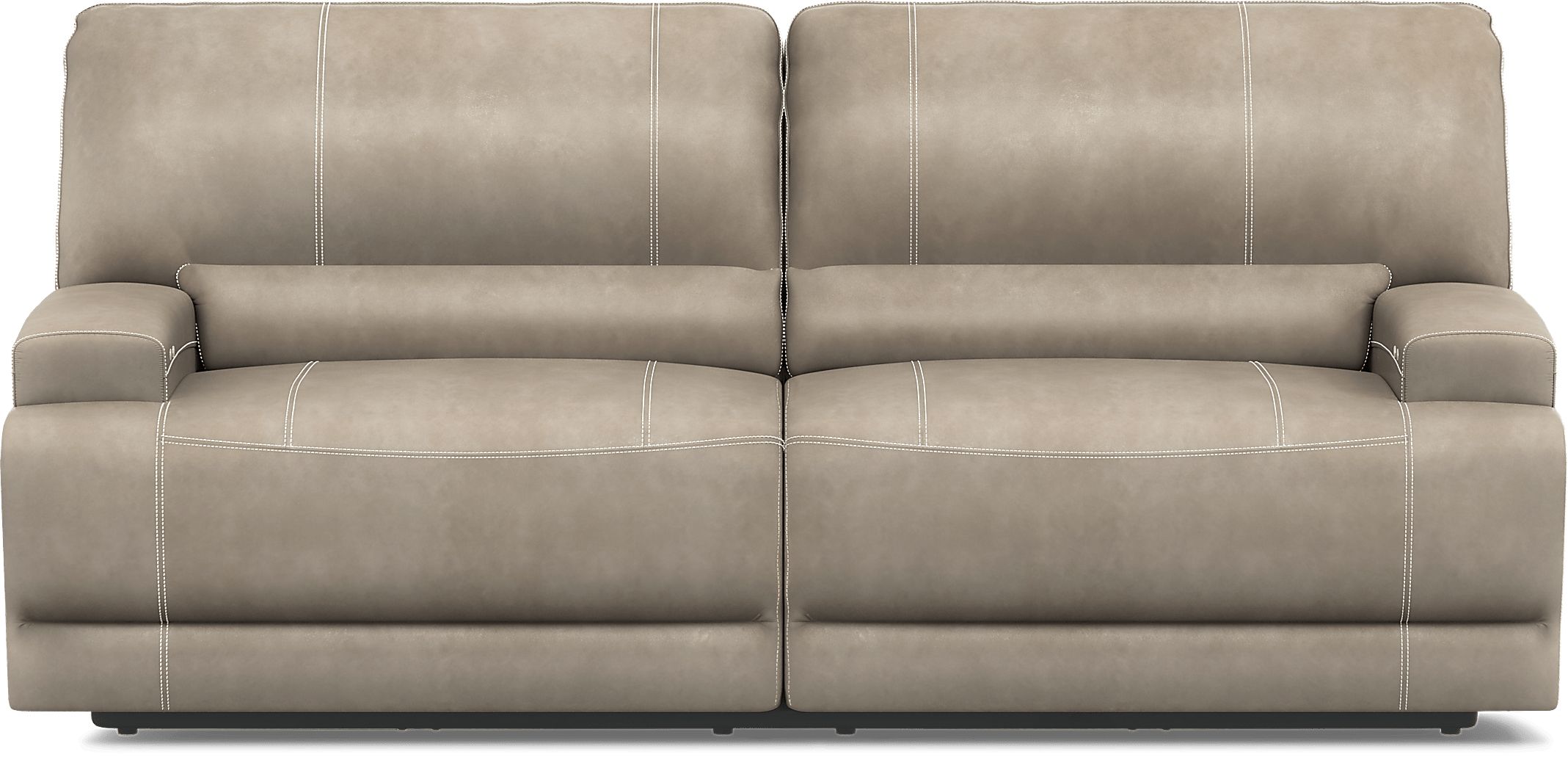 Warrendale Beige Microfiber Power Reclining Sofa Rooms To Go