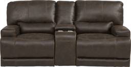 power reclining console loveseat