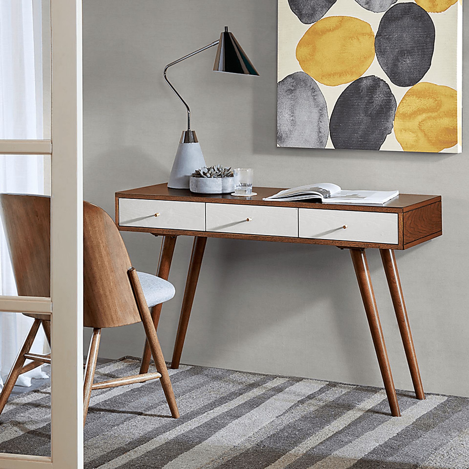 Warrenford White Desk - Image 5