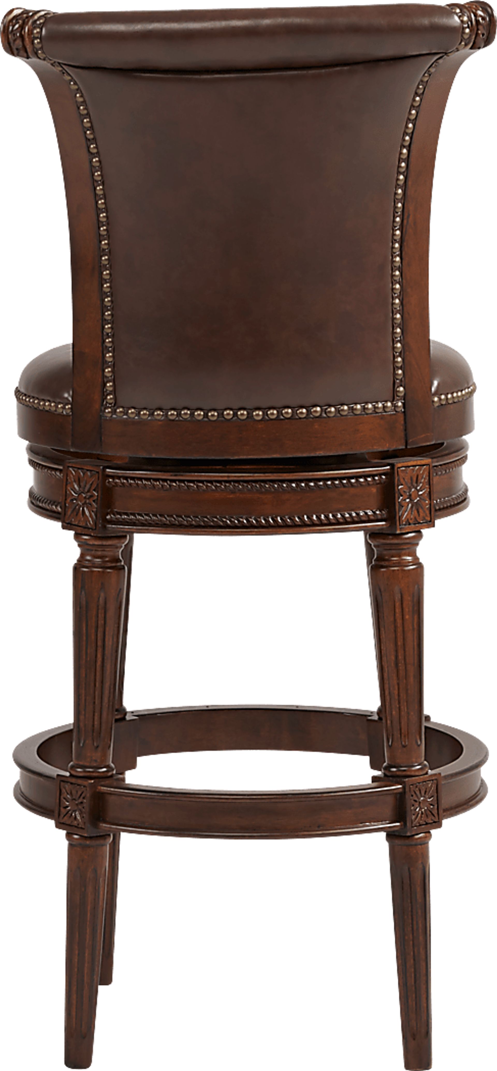 Warrin Brown Swivel Barstool - Image 2