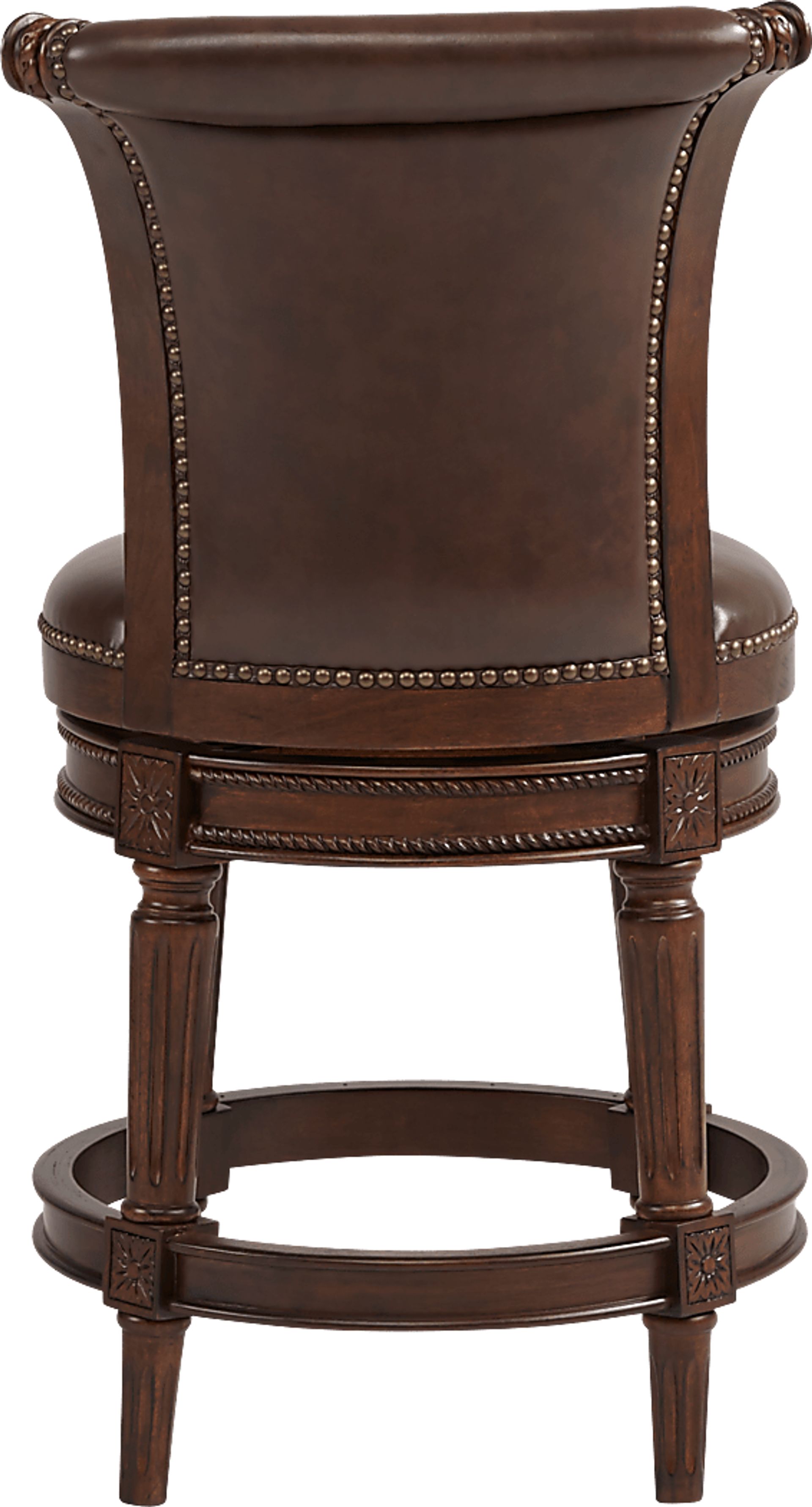 Warrin Brown Swivel Counter Height Stool - Image 2