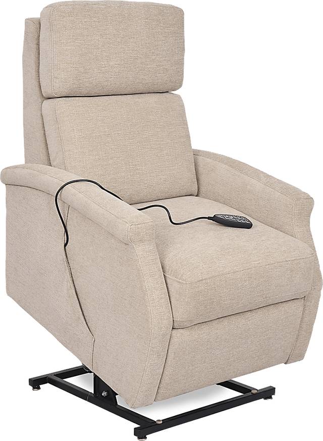 Warrington Beige Dual Power Recliner - Thumbnail - Image 3