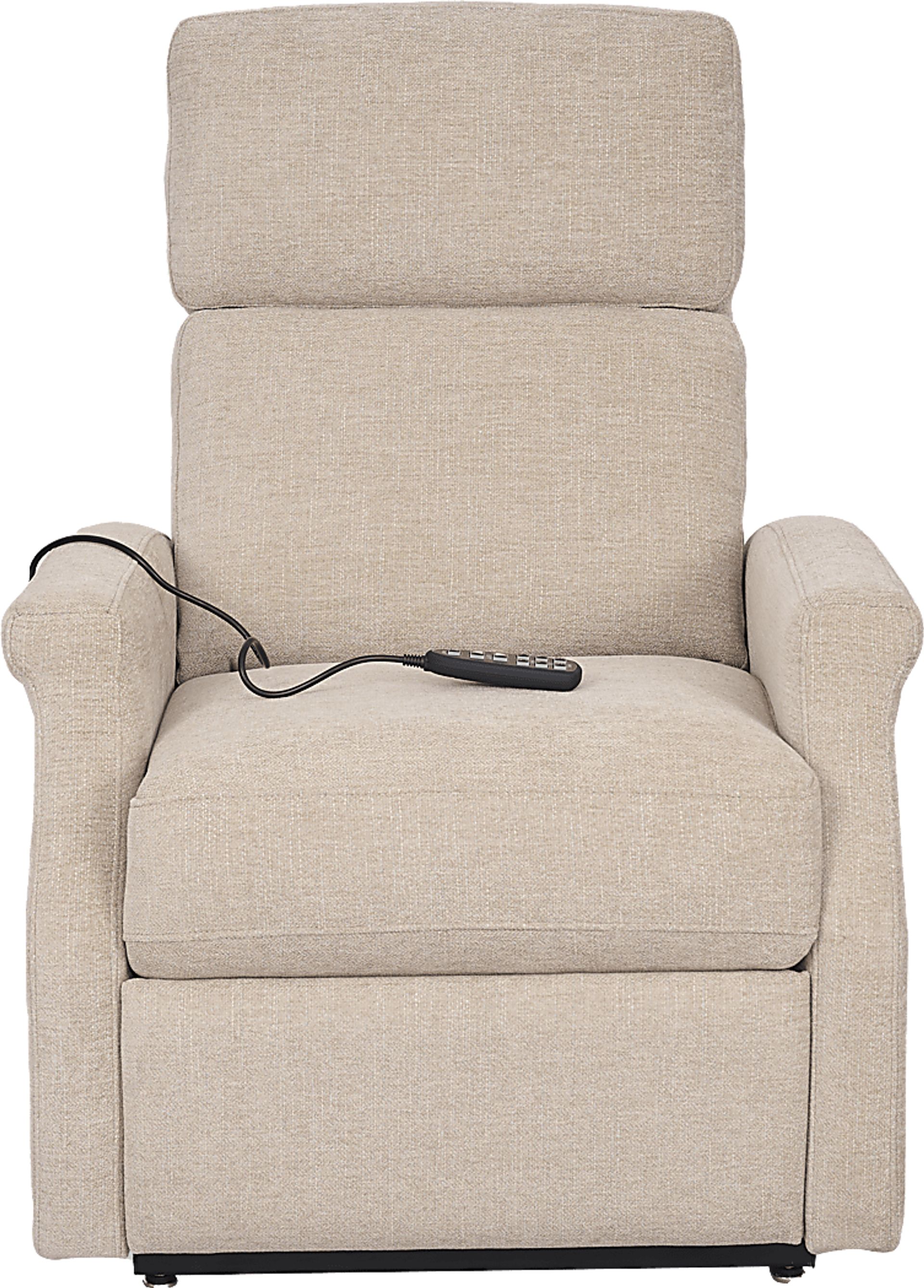 Warrington Beige Dual Power Recliner - Image 5