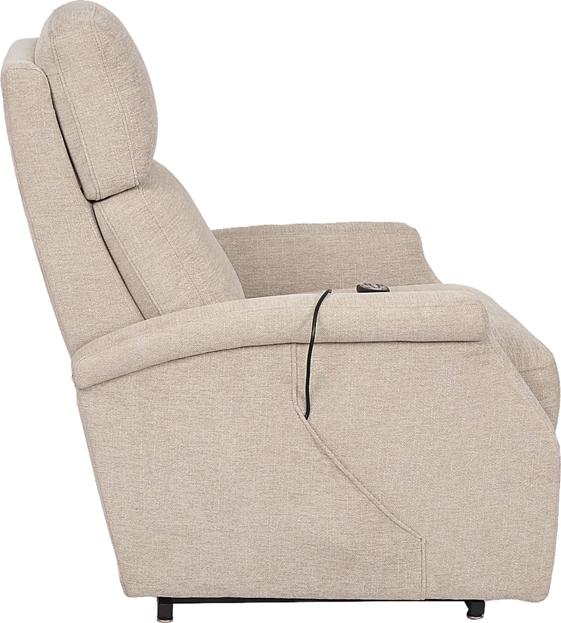 Warrington Beige Dual Power Recliner - Image 6