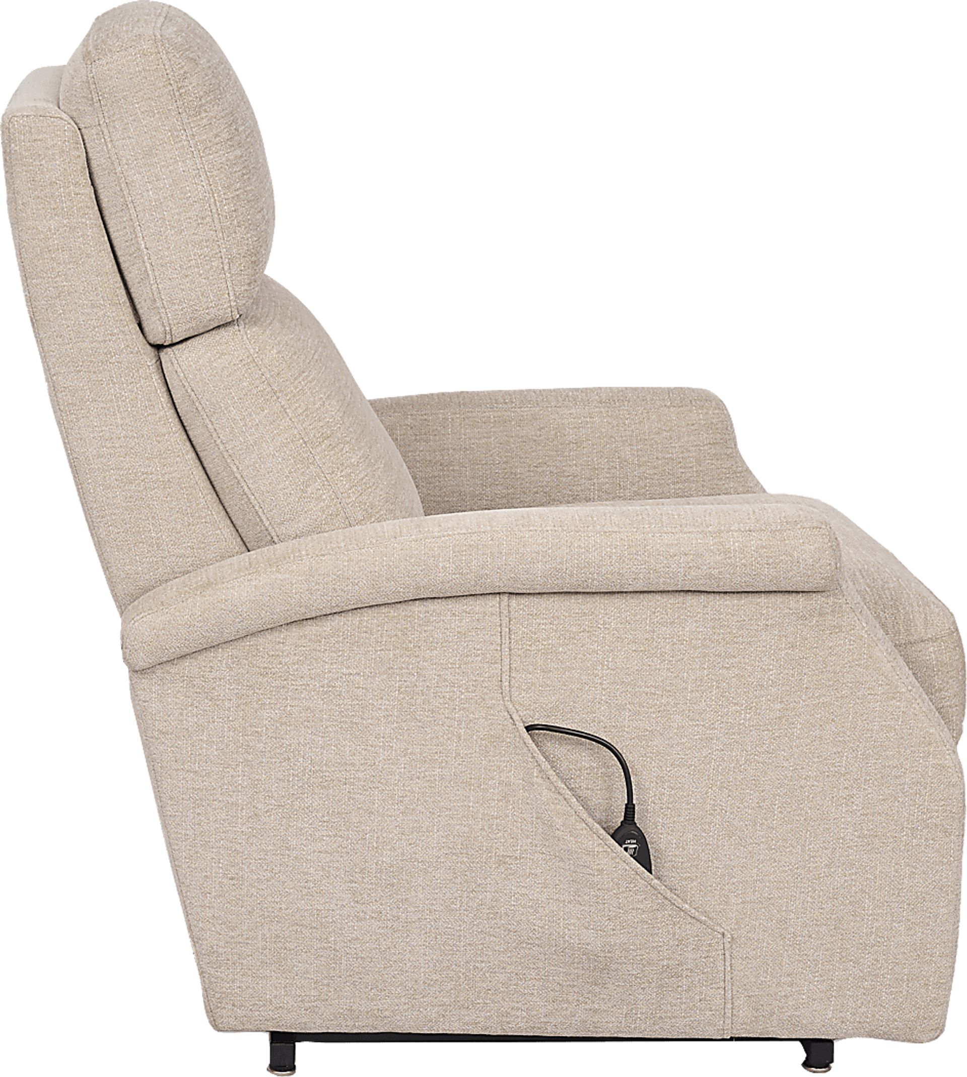 Warrington Beige Dual Power Recliner - Image 7