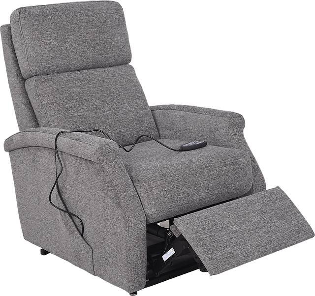Warrington Gray Dual Power Recliner - Thumbnail - Image 4