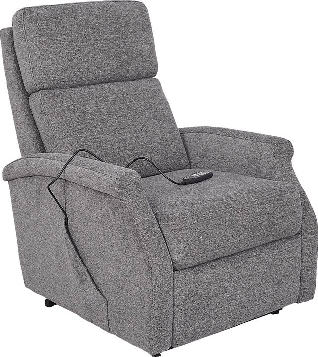 Warrington Gray Dual Power Recliner - Thumbnail - Image 1