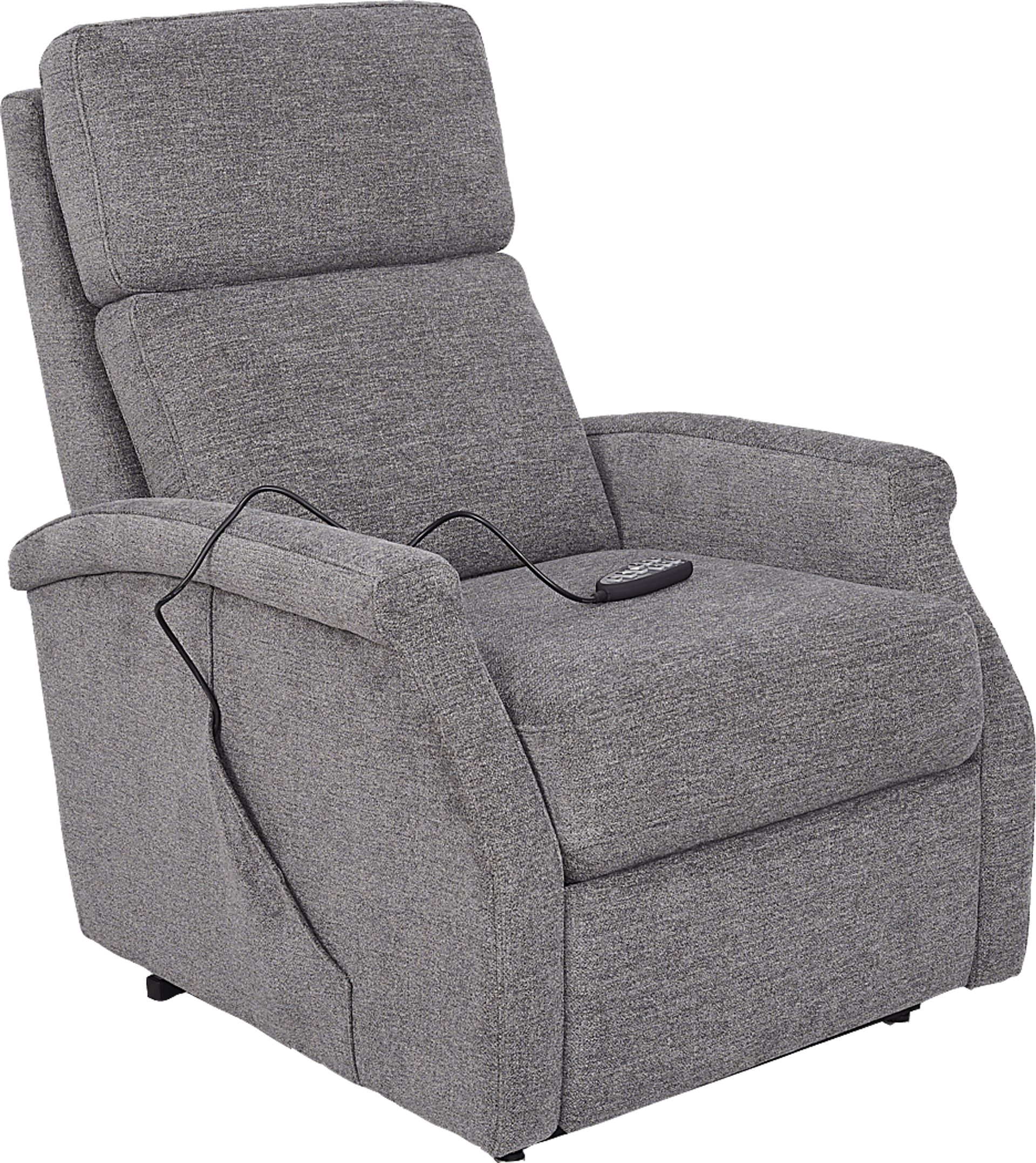 Warrington Gray Dual Power Recliner - Image 1