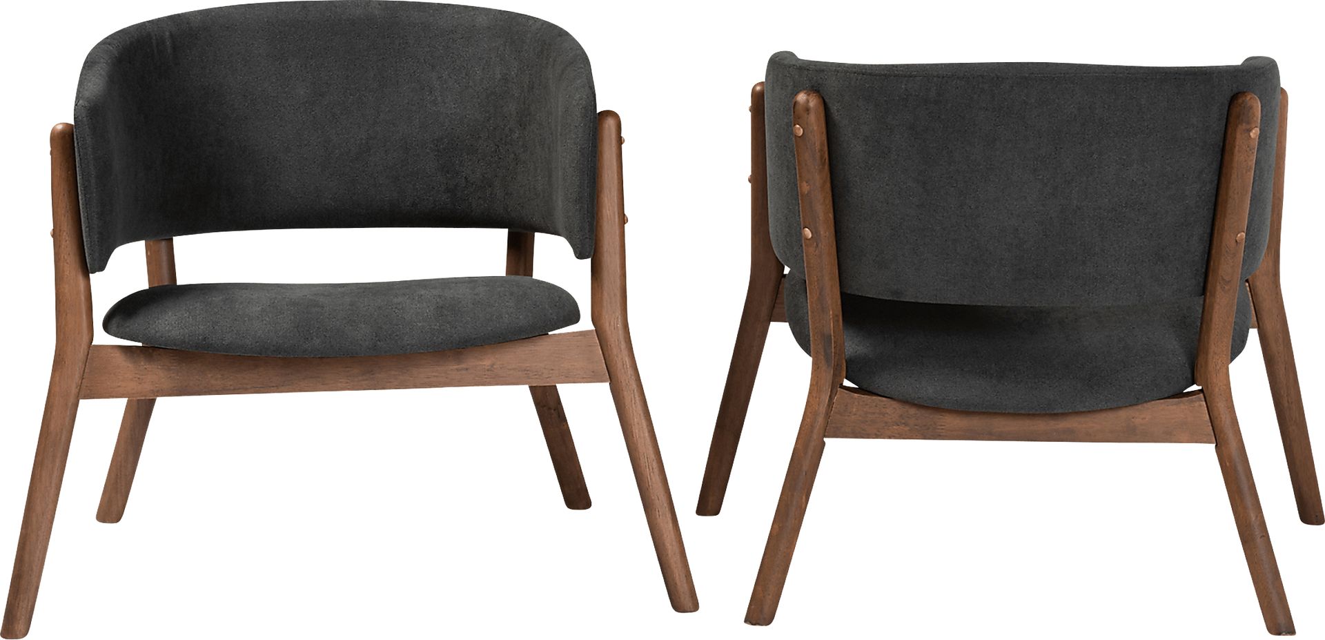 Warsoff Dark Gray Accent Chair, Set of 2 - Image 2