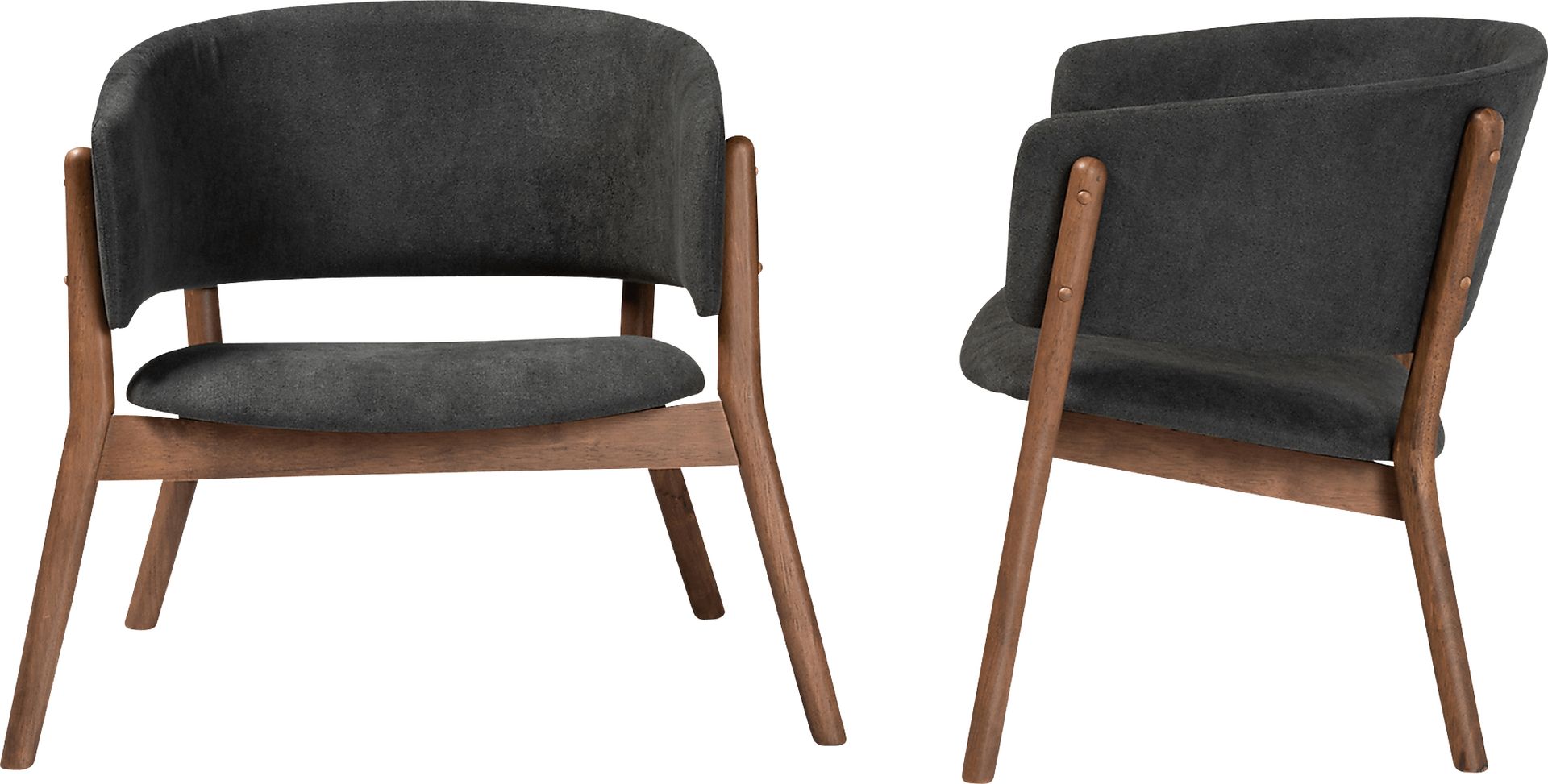 Warsoff Dark Gray Accent Chair, Set of 2 - Image 3