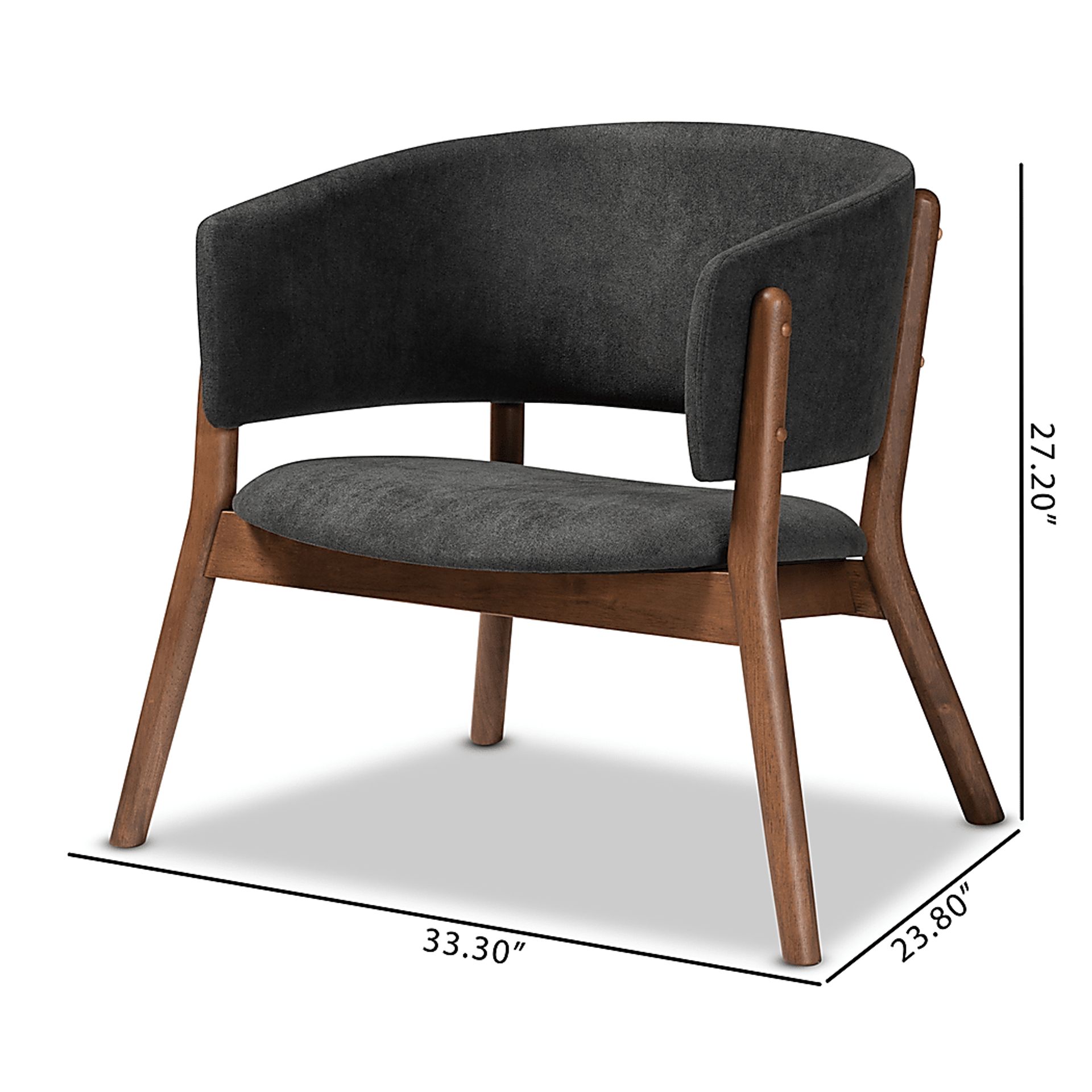 Warsoff Dark Gray Accent Chair, Set of 2 - Image 8